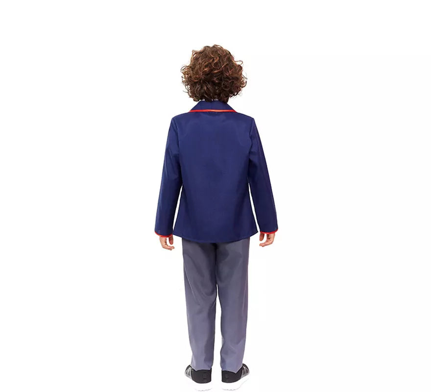 Translation missing: es.Disfraz de Colegial Moderno Azul para niño