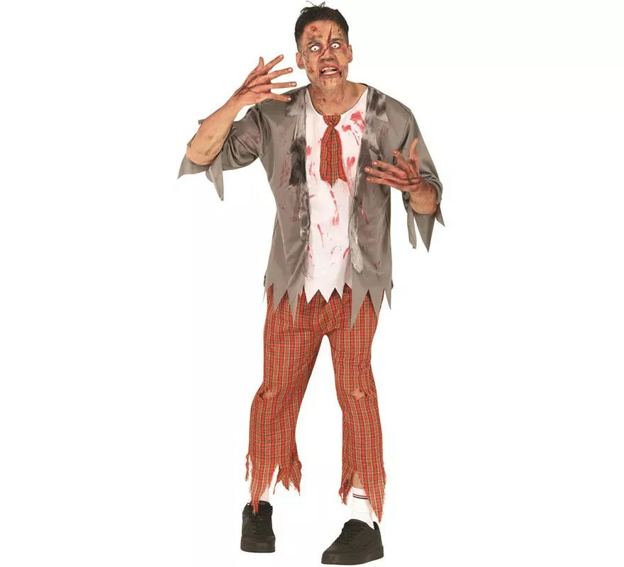 Translation missing: es.Disfraz de Colegial Zombie para hombre