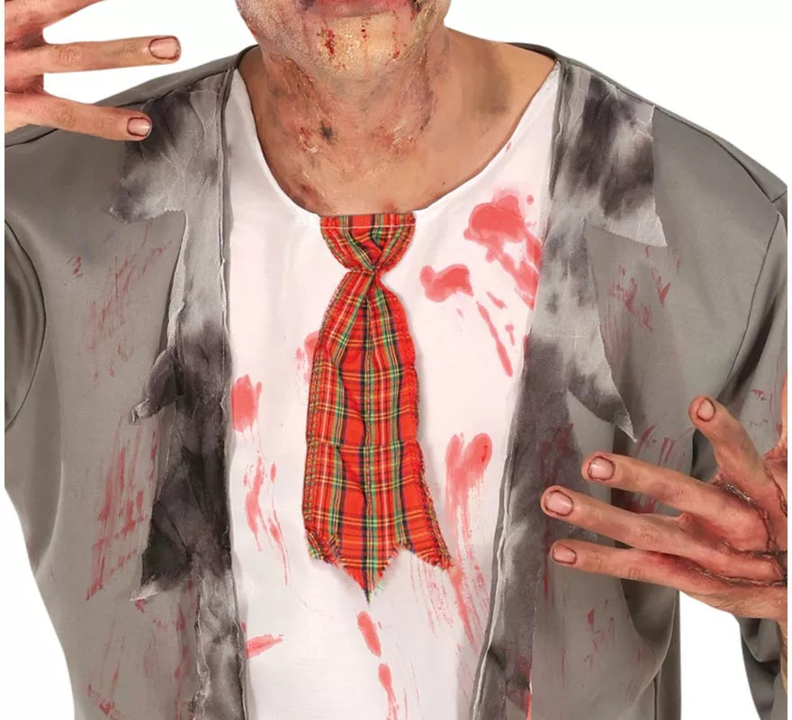 Translation missing: es.Disfraz de Colegial Zombie para hombre