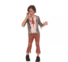 Disfraz de Colegial Zombie para niño