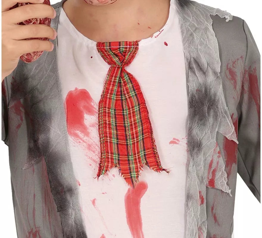 Translation missing: es.Disfraz de Colegial Zombie para niño