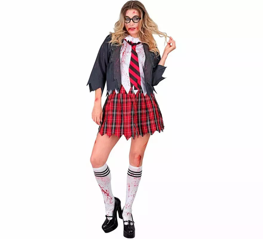 Translation missing: es.Disfraz de Colegiala Zombie para mujer