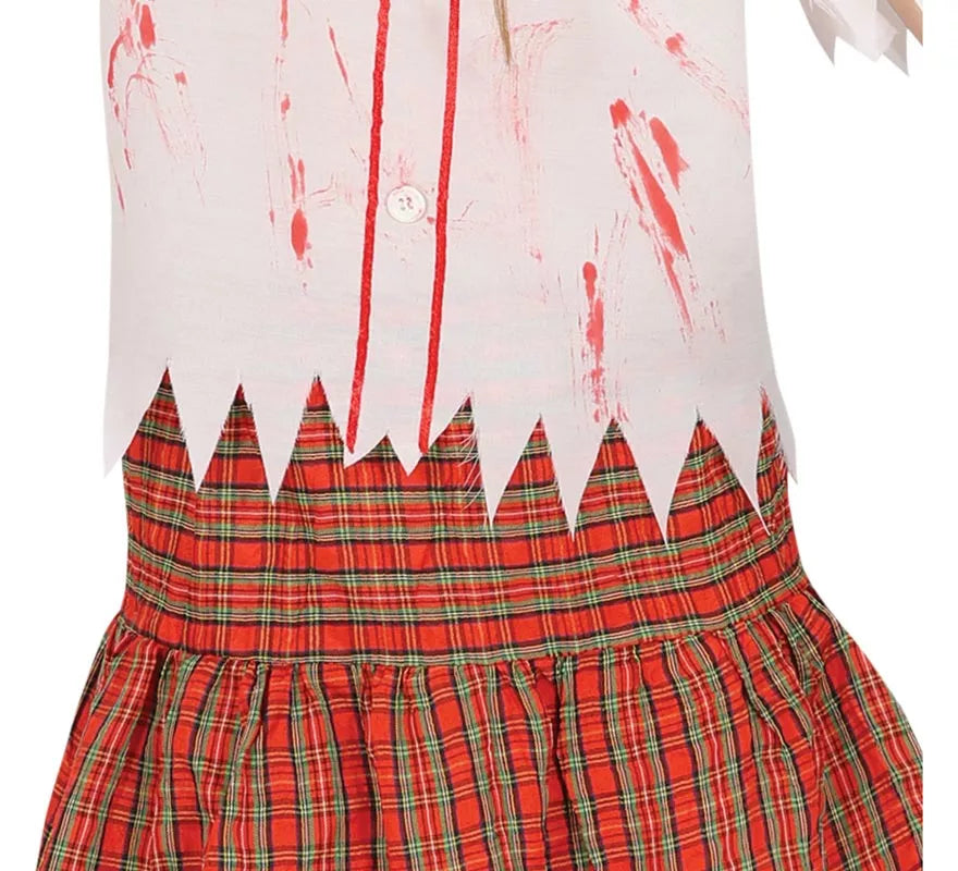 Translation missing: es.Disfraz de Colegiala Zombie para niña