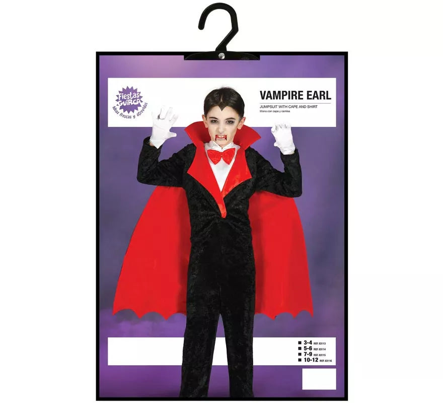 Disfraz de Conde Vampiro para niño