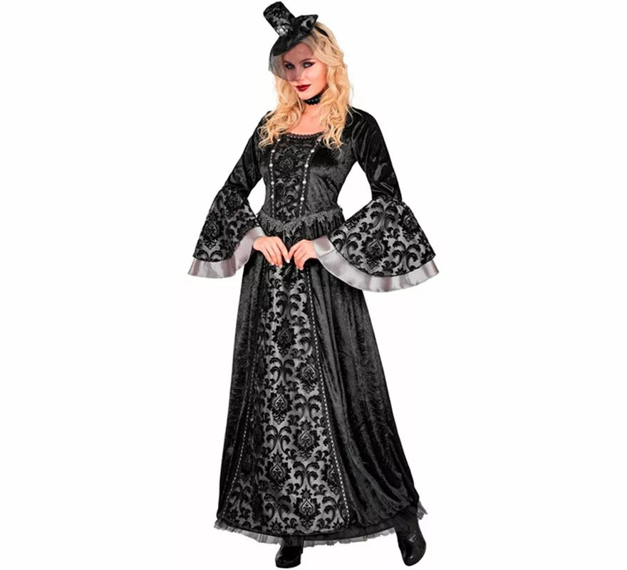 Disfraz de Condesa Vampiresa Oscura para mujer