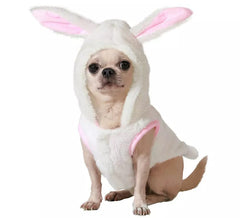 Disfraz de Conejo blanco para perro