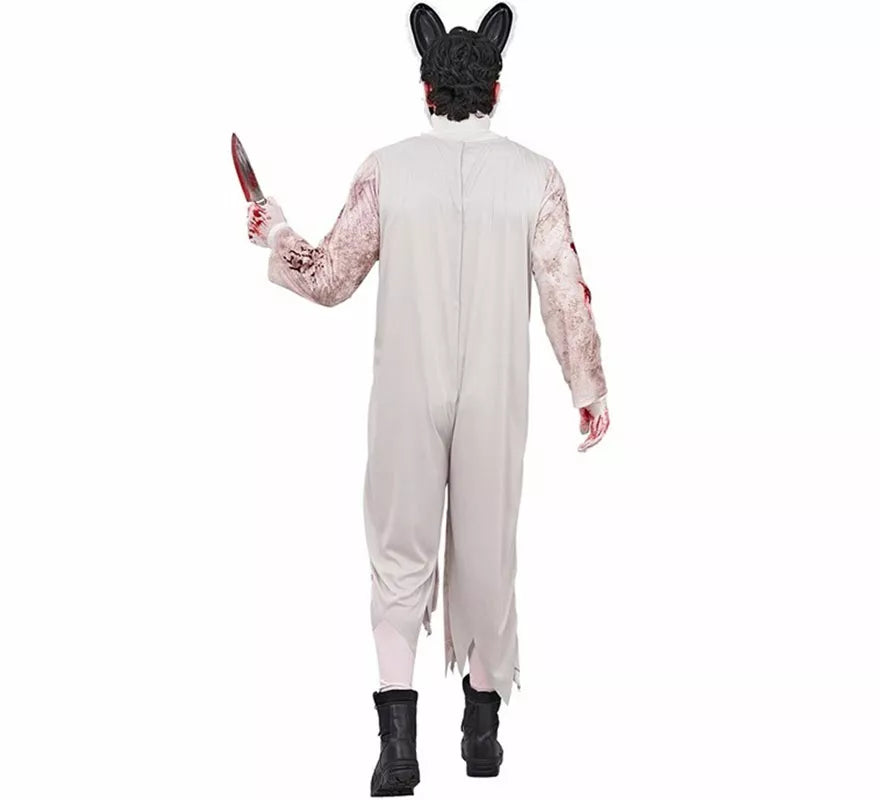 Disfraz de Conejo Zombie para hombre
