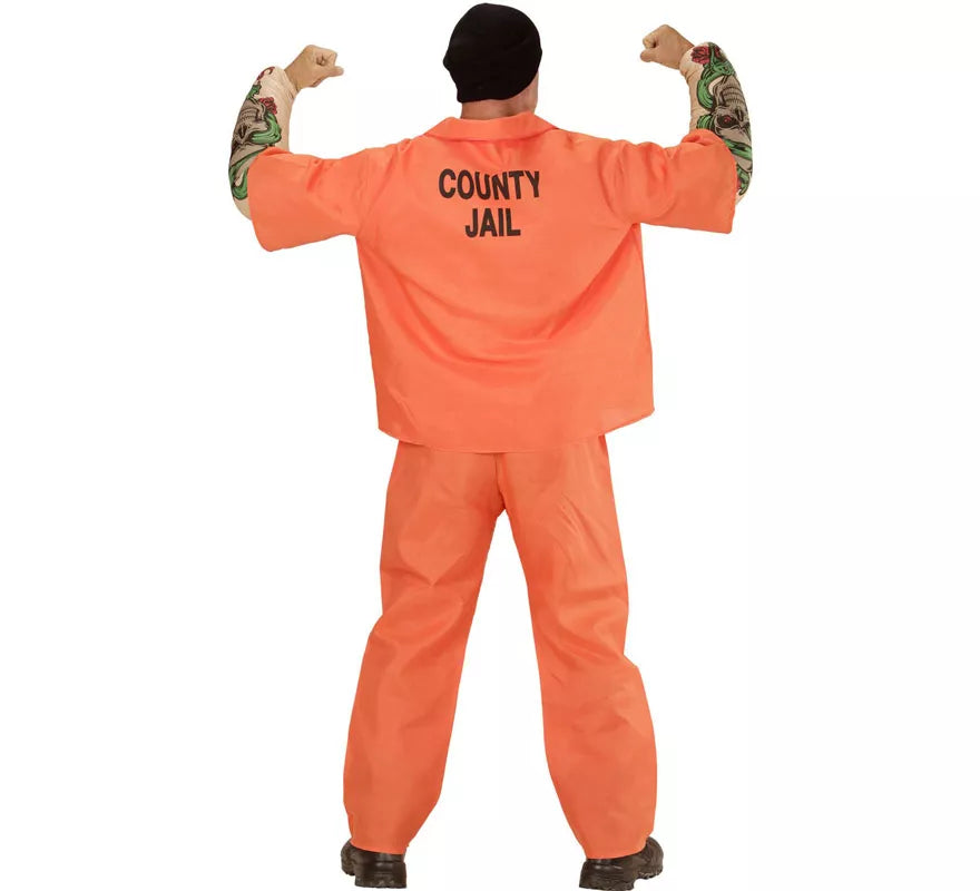 Translation missing: es.Disfraz de Convicto Tatuado para hombre
