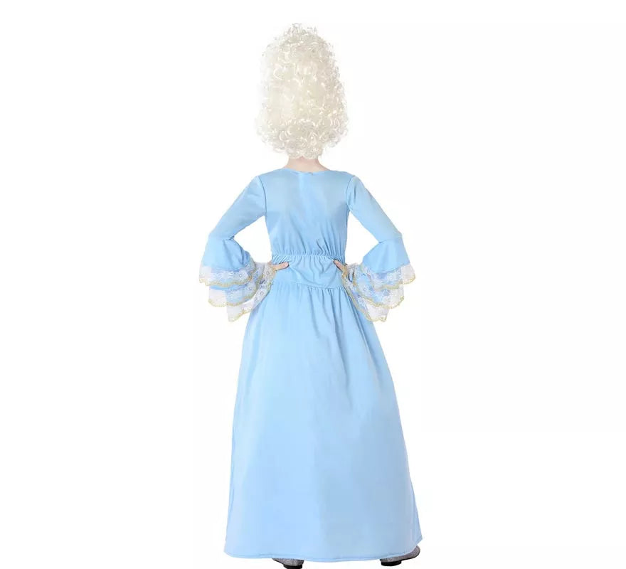 Translation missing: es.Disfraz de Cortesana azul para niña