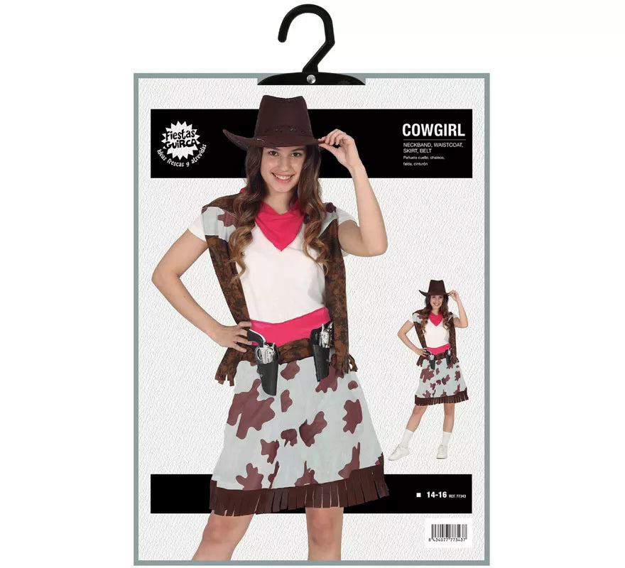 Disfraz de Cowgirl para adolescente