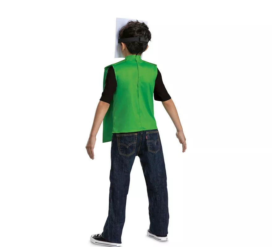 Translation missing: es.Disfraz de Creeper Minecraft con máscara para niño