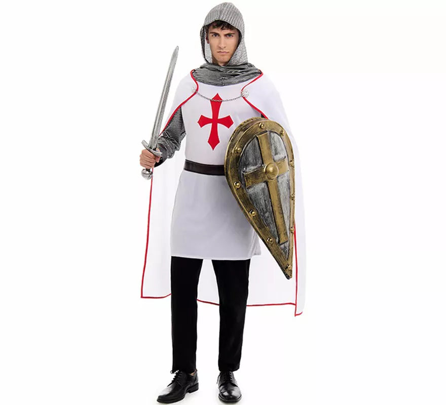 Translation missing: es.Disfraz de Cruzado Templario para hombre