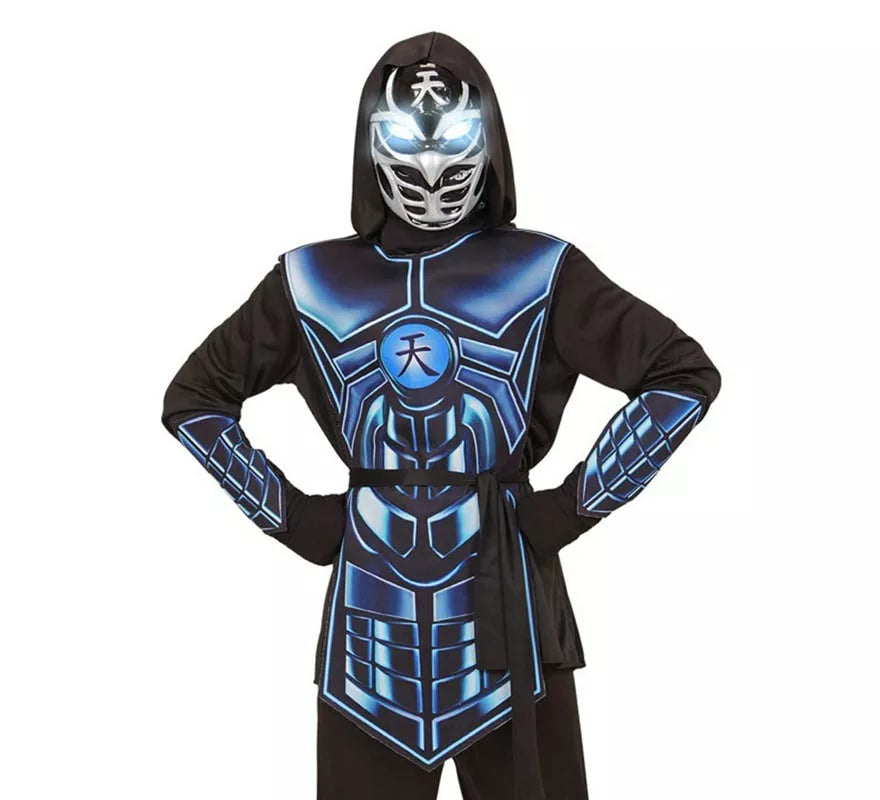 Translation missing: es.Disfraz de Cyber Ninja Luminoso y Sonoro para niño