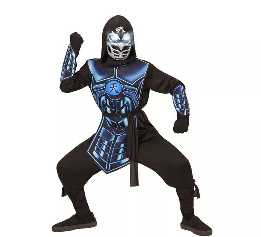 Translation missing: es.Disfraz de Cyber Ninja Luminoso y Sonoro para niño