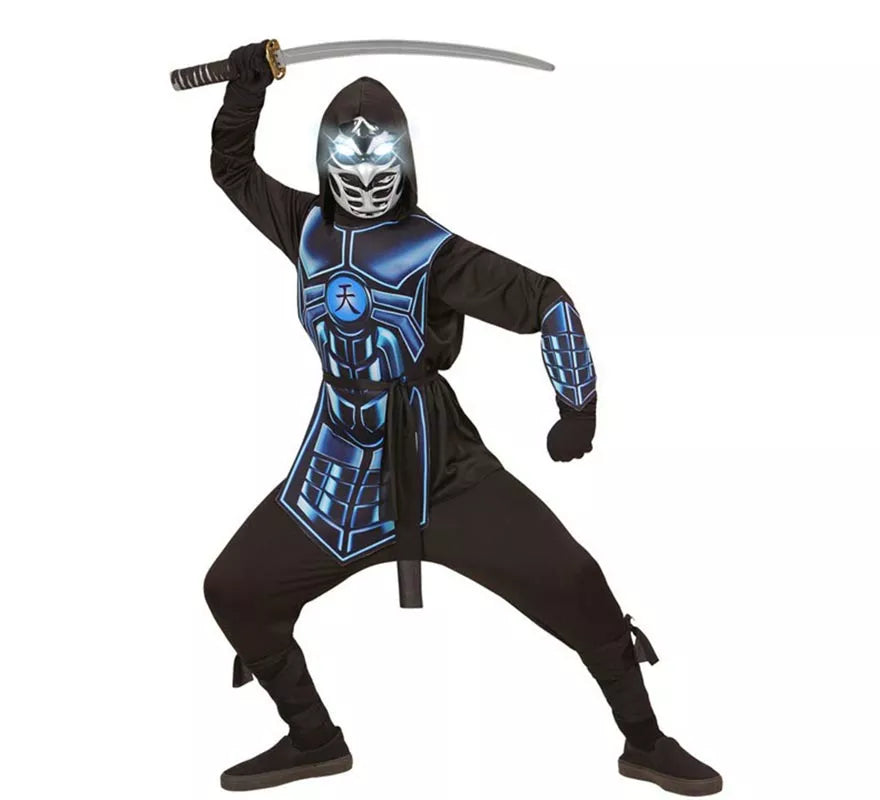 Translation missing: es.Disfraz de Cyber Ninja Luminoso y Sonoro para niño