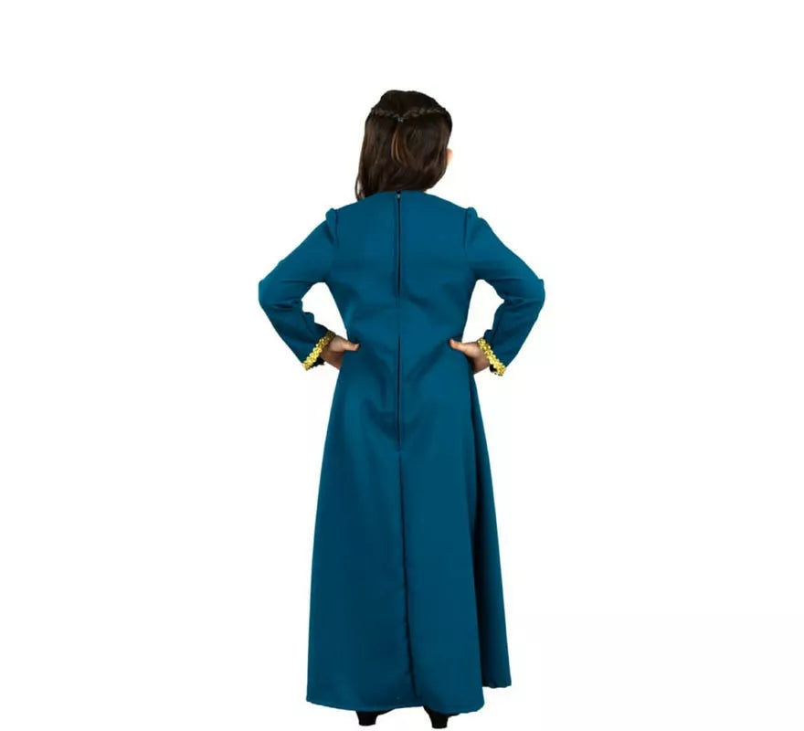 Translation missing: es.Disfraz de Dama de la Corte azul elegante para niña
