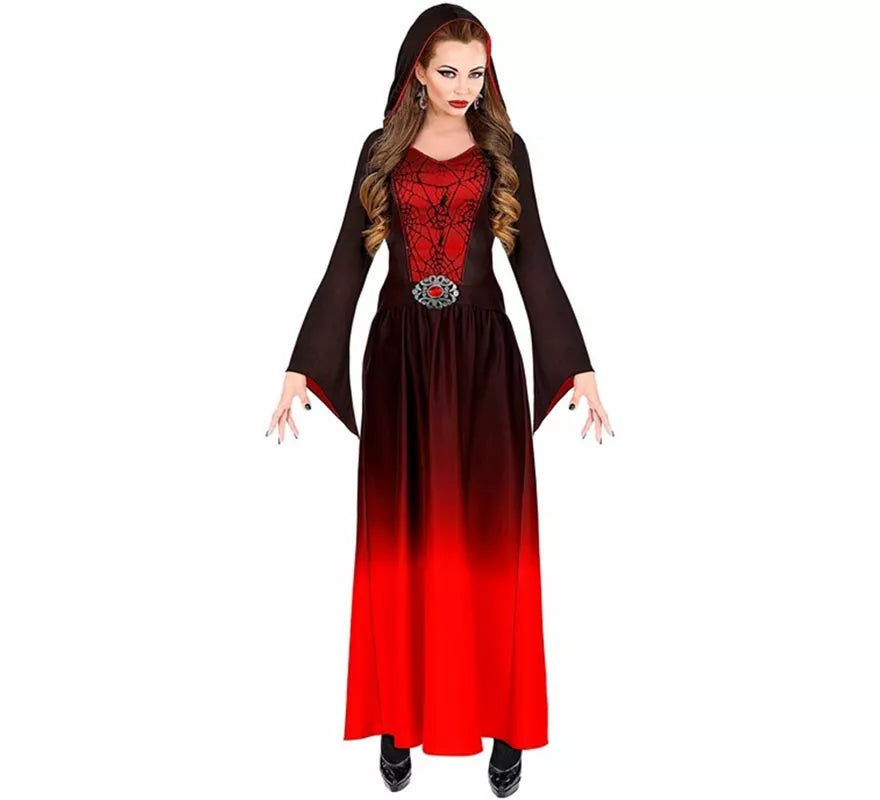 Translation missing: es.Disfraz de Dama Gótica rojo para mujer