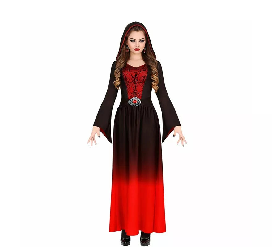 Translation missing: es.Disfraz de Dama Gótica rojo para mujer