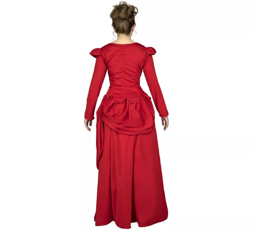 Disfraz de Dama roja del oeste para mujer