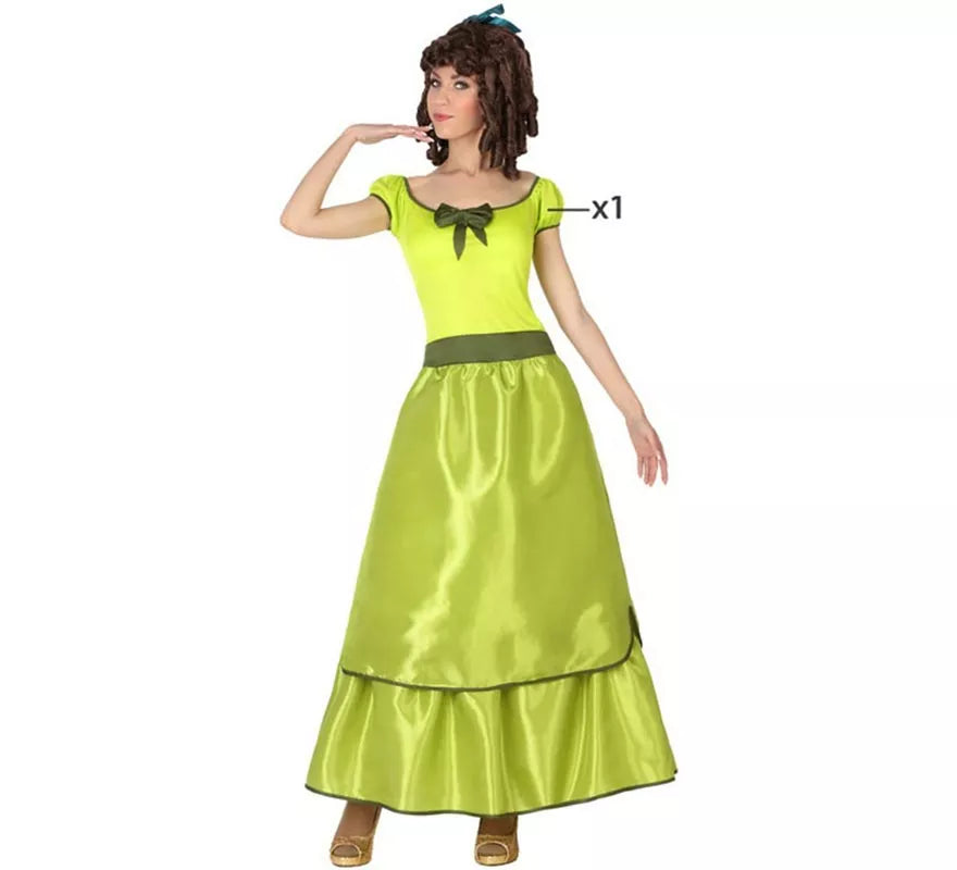 Translation missing: es.Disfraz de Dama Sureña amarillo para mujer