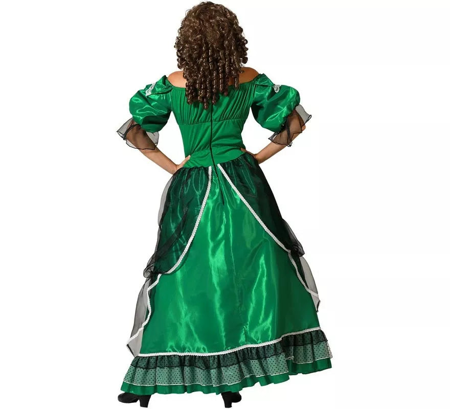 Translation missing: es.Disfraz de Dama Sureña verde para mujer