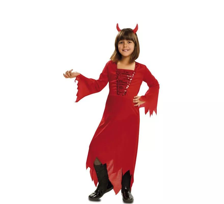 Translation missing: es.Disfraz de Demonia Roja para niña