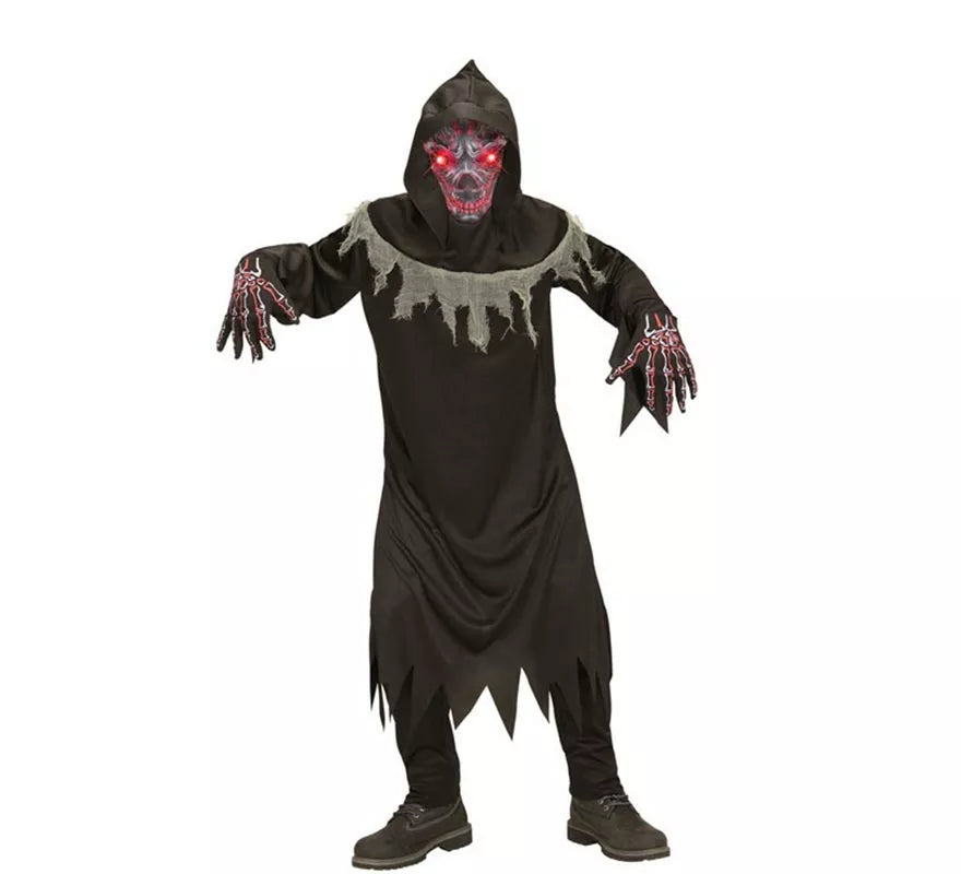 Translation missing: es.Disfraz de Demonio de la Muerte con Máscara para niño