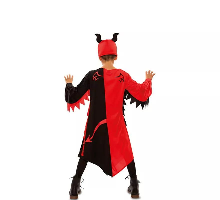 Translation missing: es.Disfraz de Demonio Rojo y Negro para niños