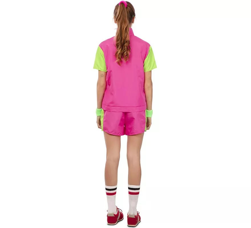 Translation missing: es.Disfraz de Deportista años 80 con chaqueta para mujer