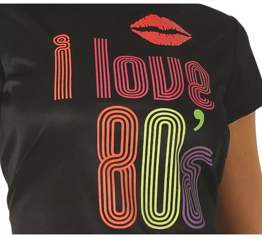 Translation missing: es.Disfraz de Deportista I Love 80 para mujer