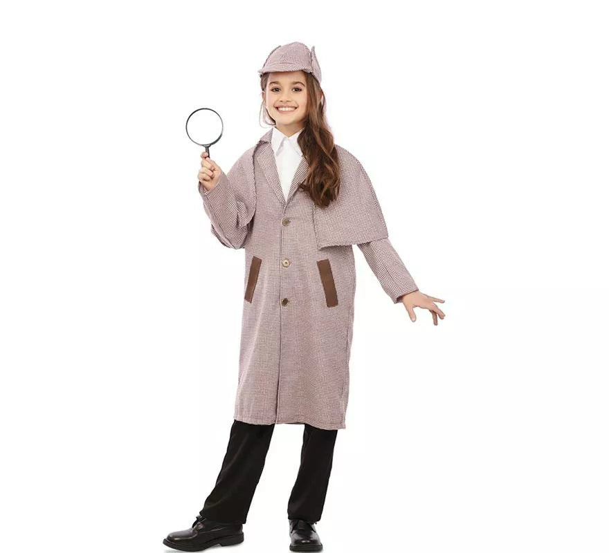 Translation missing: es.Disfraz de Detective de los años 30 con gorro para niño