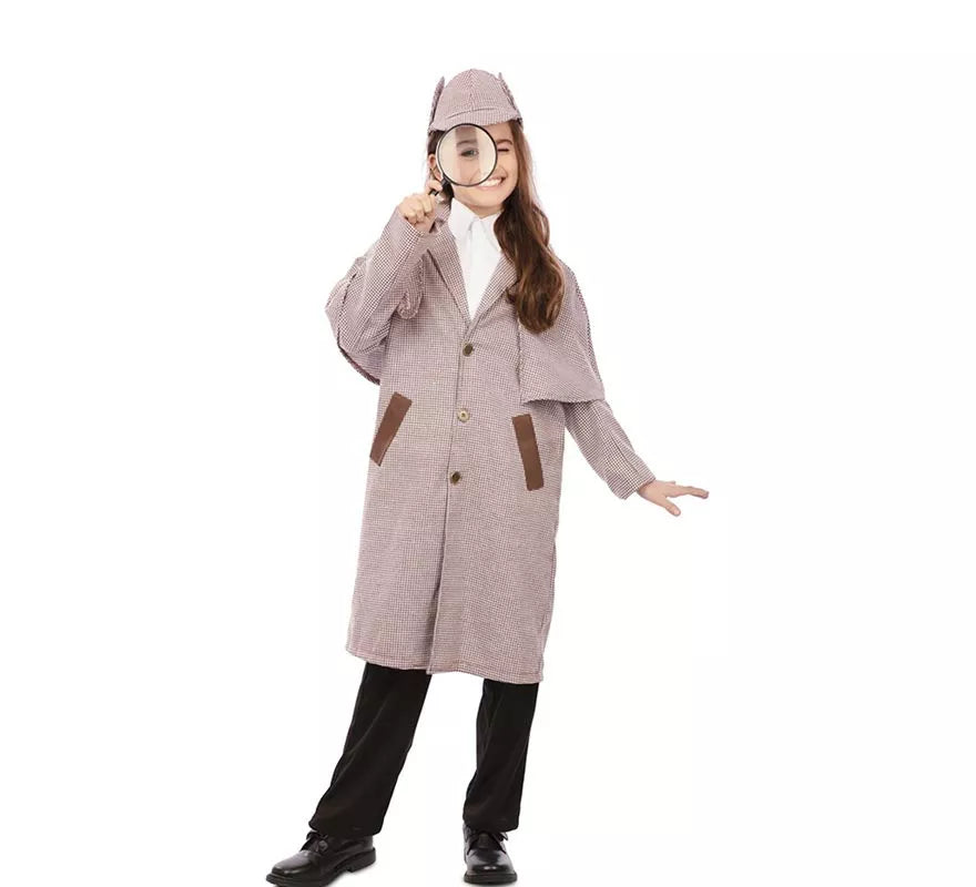 Translation missing: es.Disfraz de Detective de los años 30 con gorro para niño