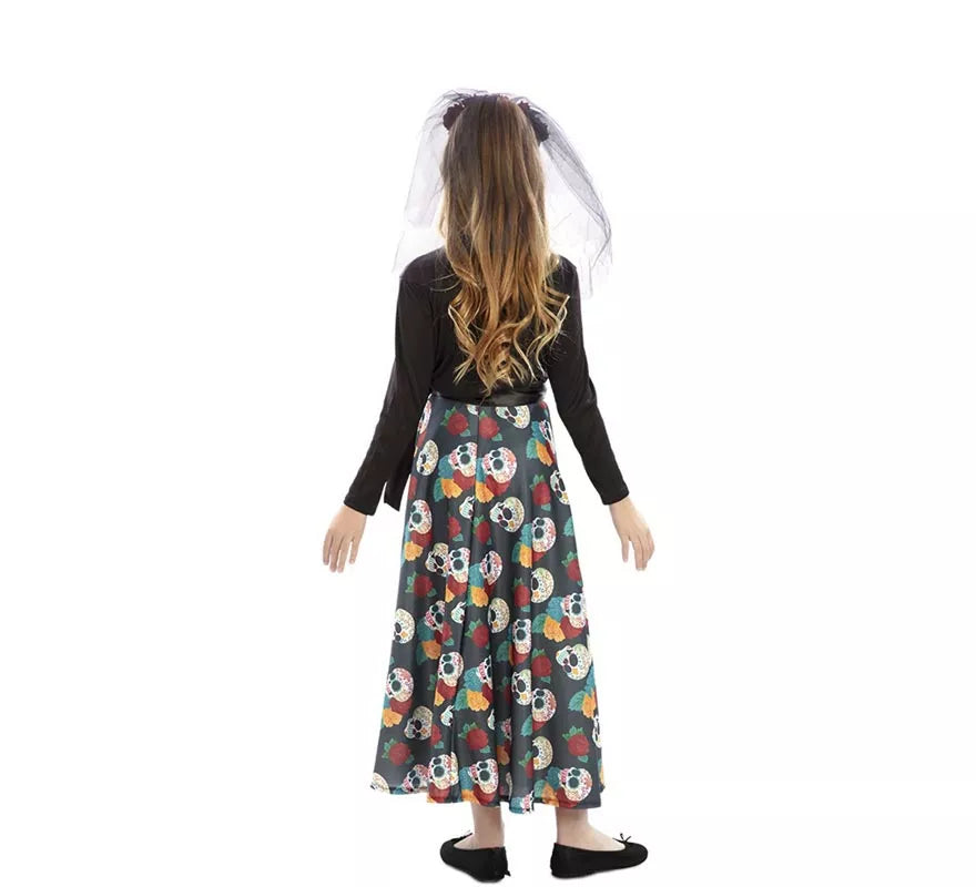 Translation missing: es.Disfraz de Día de Los Muertos para niña