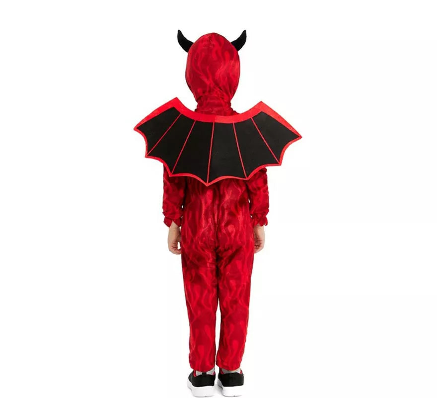 Translation missing: es.Disfraz de Diablillo rojo con diadema y alas para bebé y niño