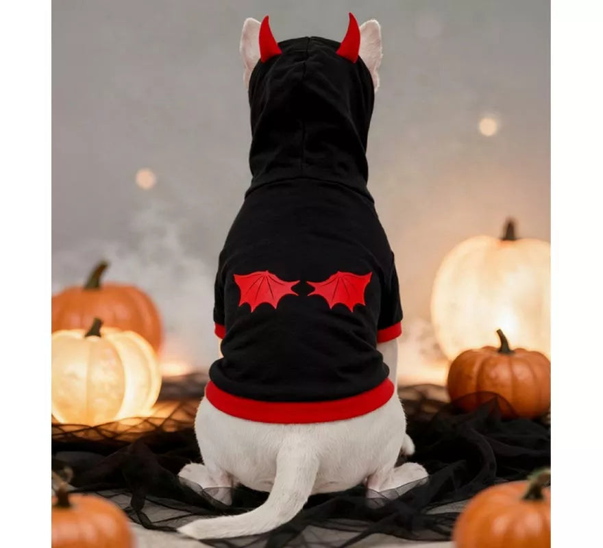 Translation missing: es.Disfraz de Diablo con cuernos para perro