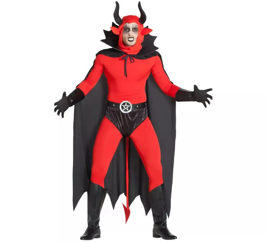 Translation missing: es.Disfraz de Diablo con Estrella para hombre