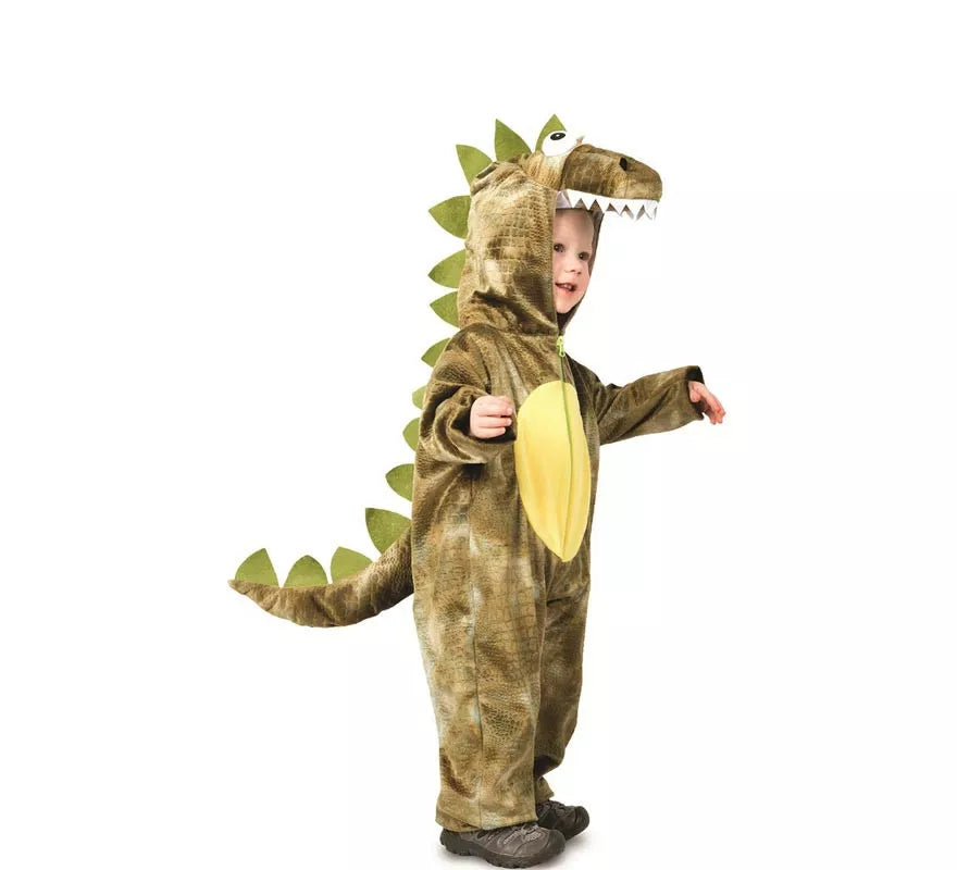 Translation missing: es.Disfraz de Dinosaurio Dino Rugido verde con cola para niños