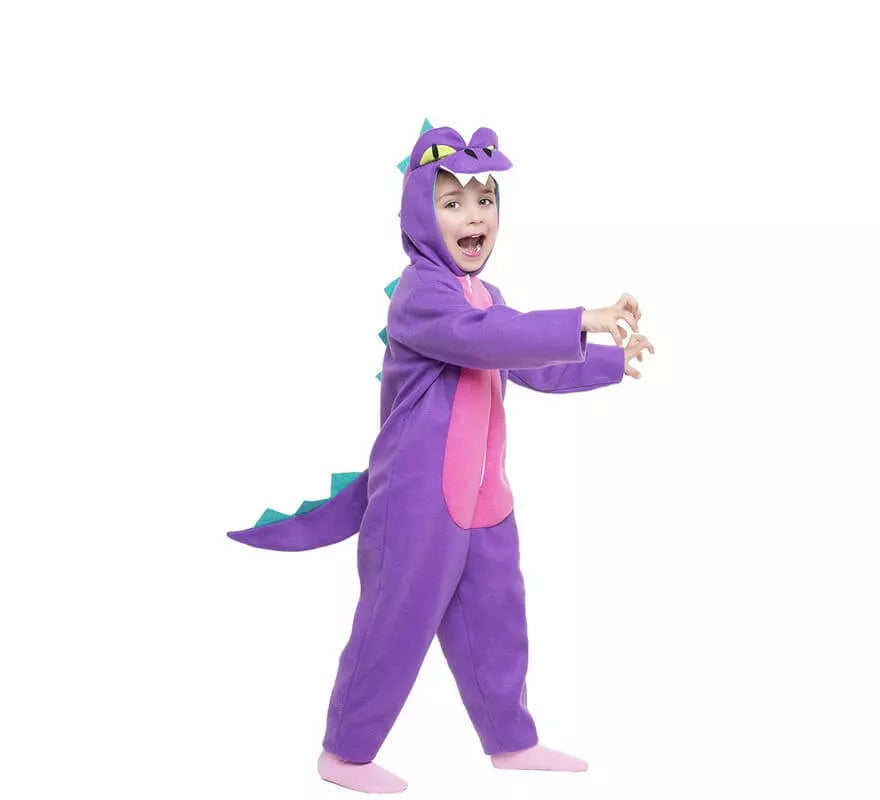 Translation missing: es.Disfraz de Dinosaurio lila para niños