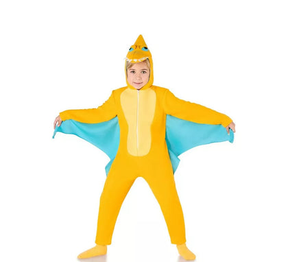 Disfraz de Dinosaurio Pterodáctilo amarillo para niños