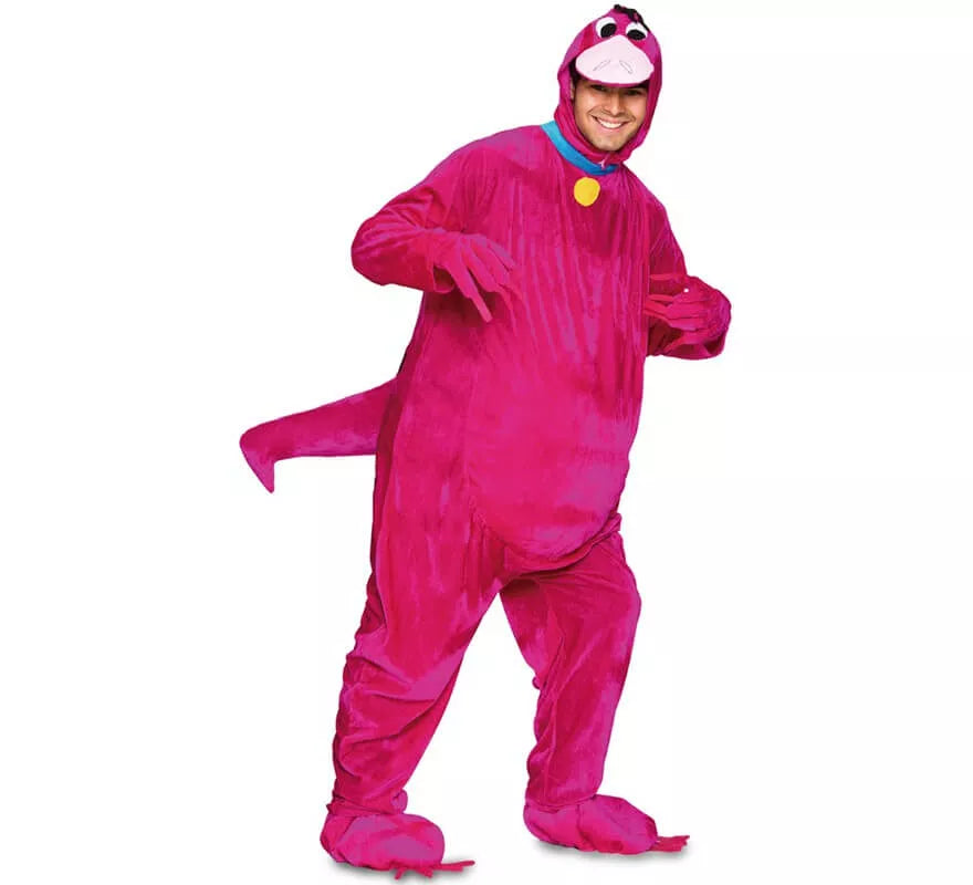 Translation missing: es.Disfraz de Dinosaurio Rosa para hombre