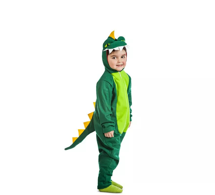 Translation missing: es.Disfraz de Dinosaurio verde para niños