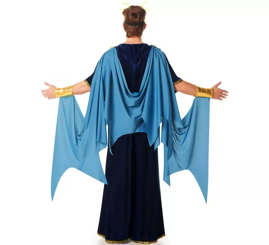 Translation missing: es.Disfraz de Dios Griego Hades con Capa para hombre
