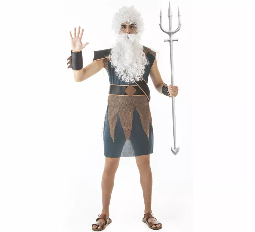 Disfraz de Dios Poseidón o Neptuno para hombre