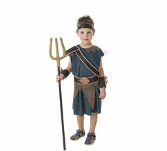Disfraz de Dios Poseidón o Neptuno para niño