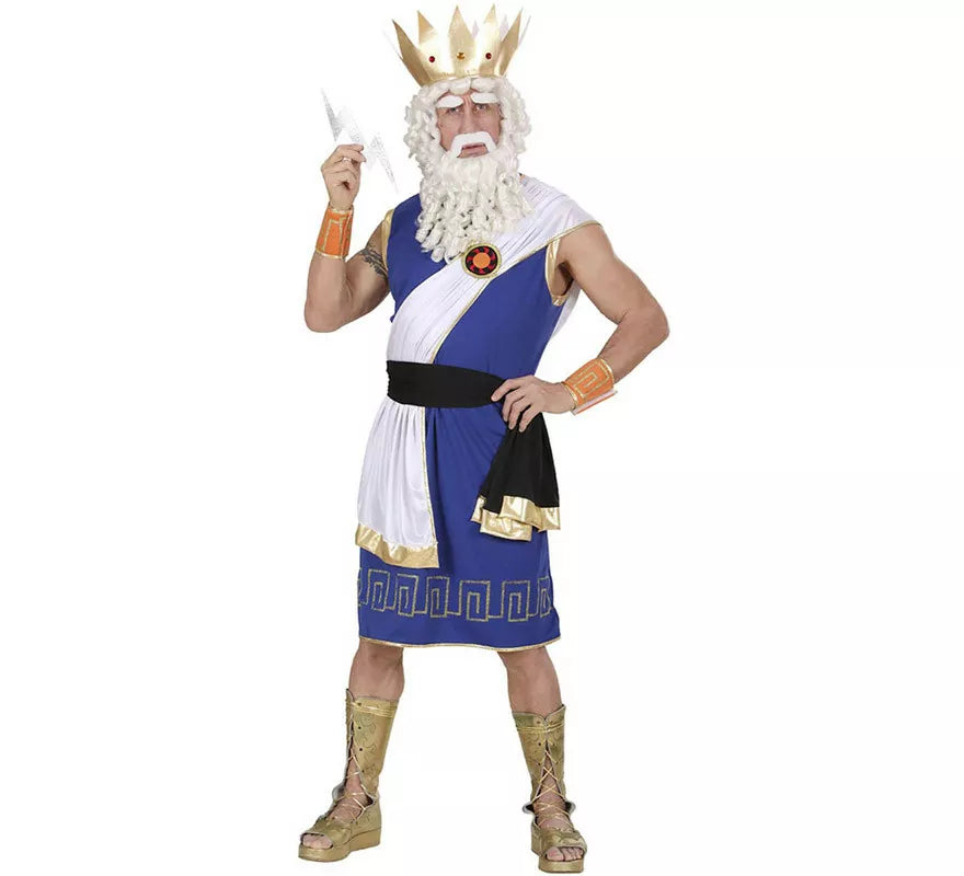Translation missing: es.Disfraz de Dios Zeus con Corona para hombre