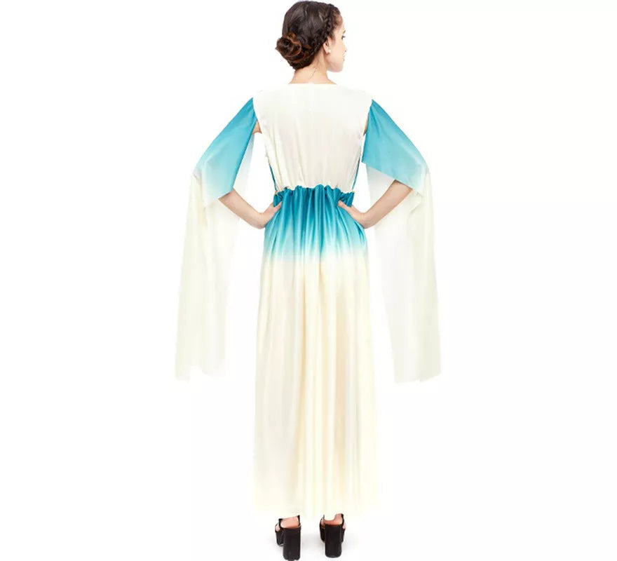 Translation missing: es.Disfraz de Diosa Griega Azul y Blanco para mujer
