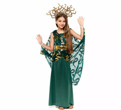 Disfraz de Diosa Griega Medusa para niña