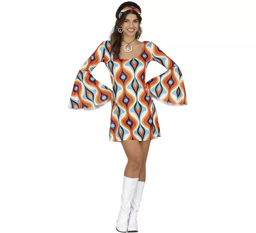 Translation missing: es.Disfraz de Disco Años 70 vestido para mujer