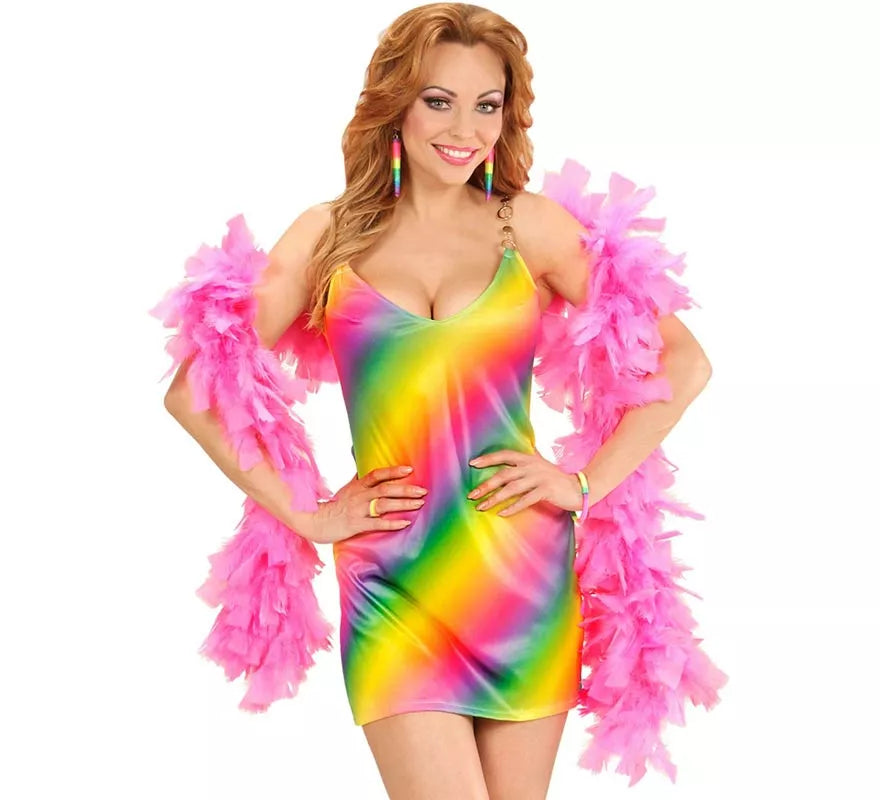 Translation missing: es.Disfraz de Disco Arcoíris en vestido para mujer