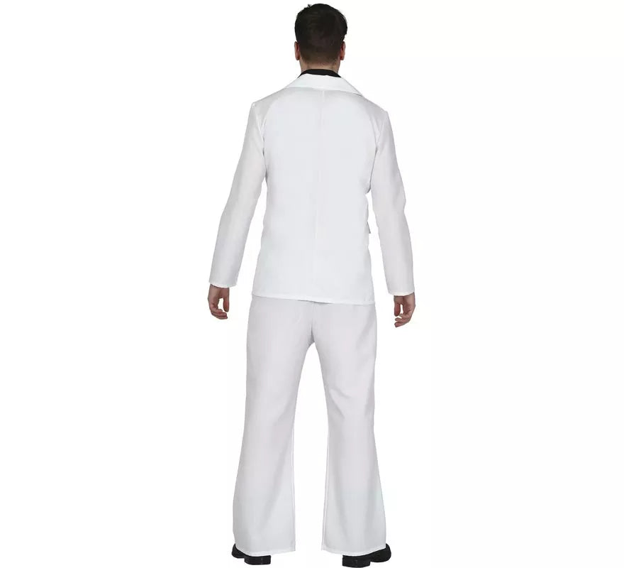 Translation missing: es.Disfraz de Disco Blanco y Negro para Hombre